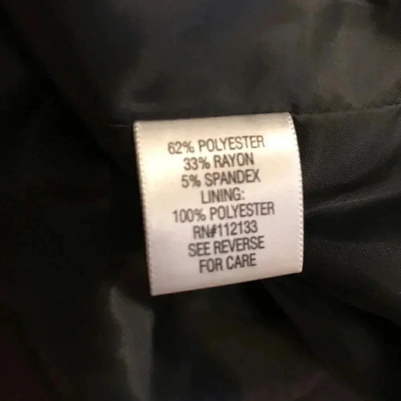 Apt. 9 Grey Blazer Suit Jacket Stretch Office - Picture 5 of 8